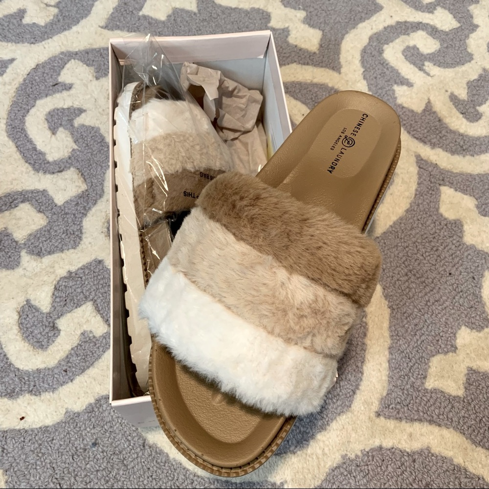 Treat Fluffy Slide by Chinese Laundry